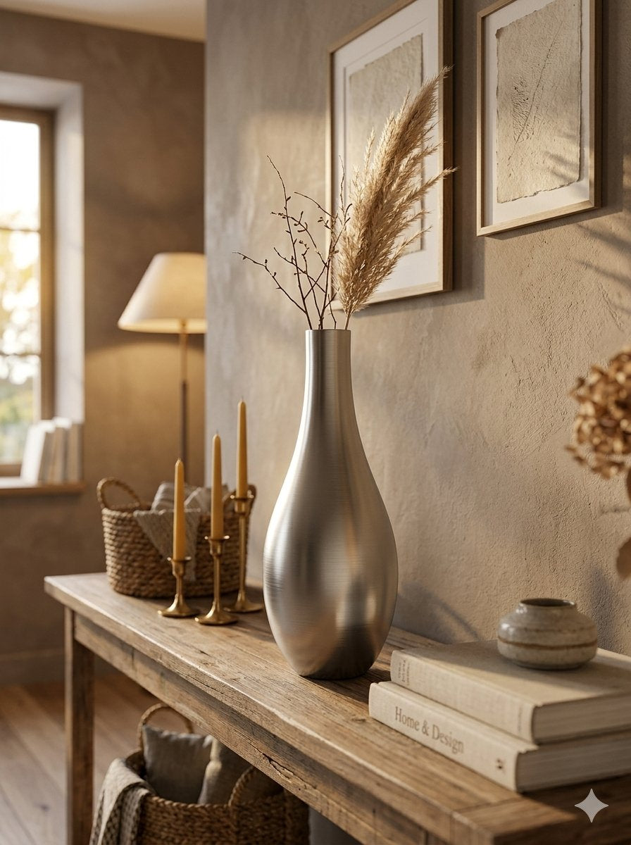 IVV Bombay Vase 55â€¯cm Platinum