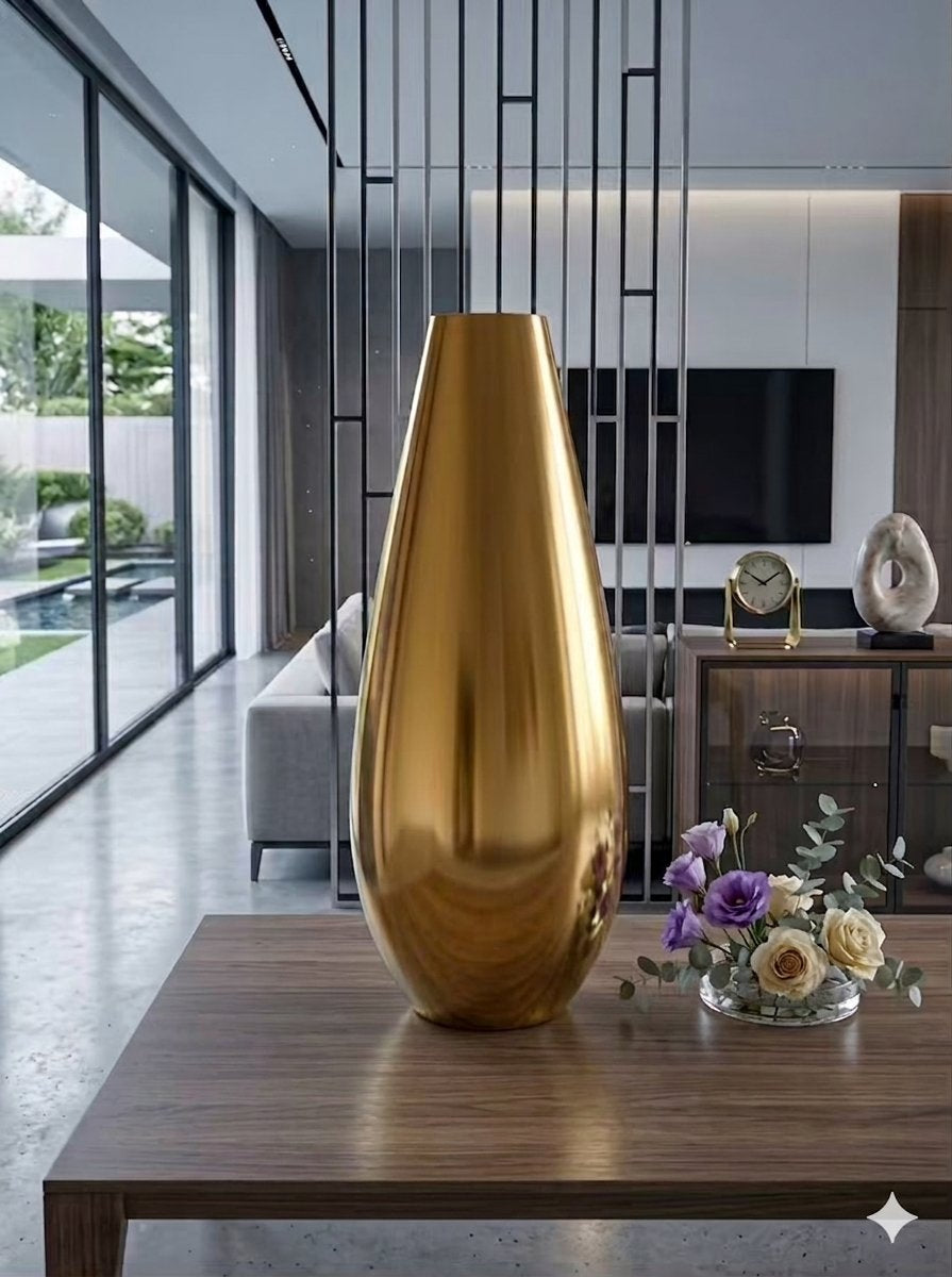 SCICCHISSIMO! VASE H.38CM GOLD