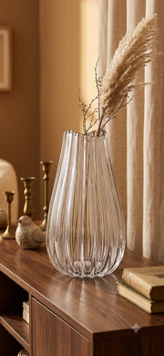 MENHIR VASE High. 40 CM. CLEAR