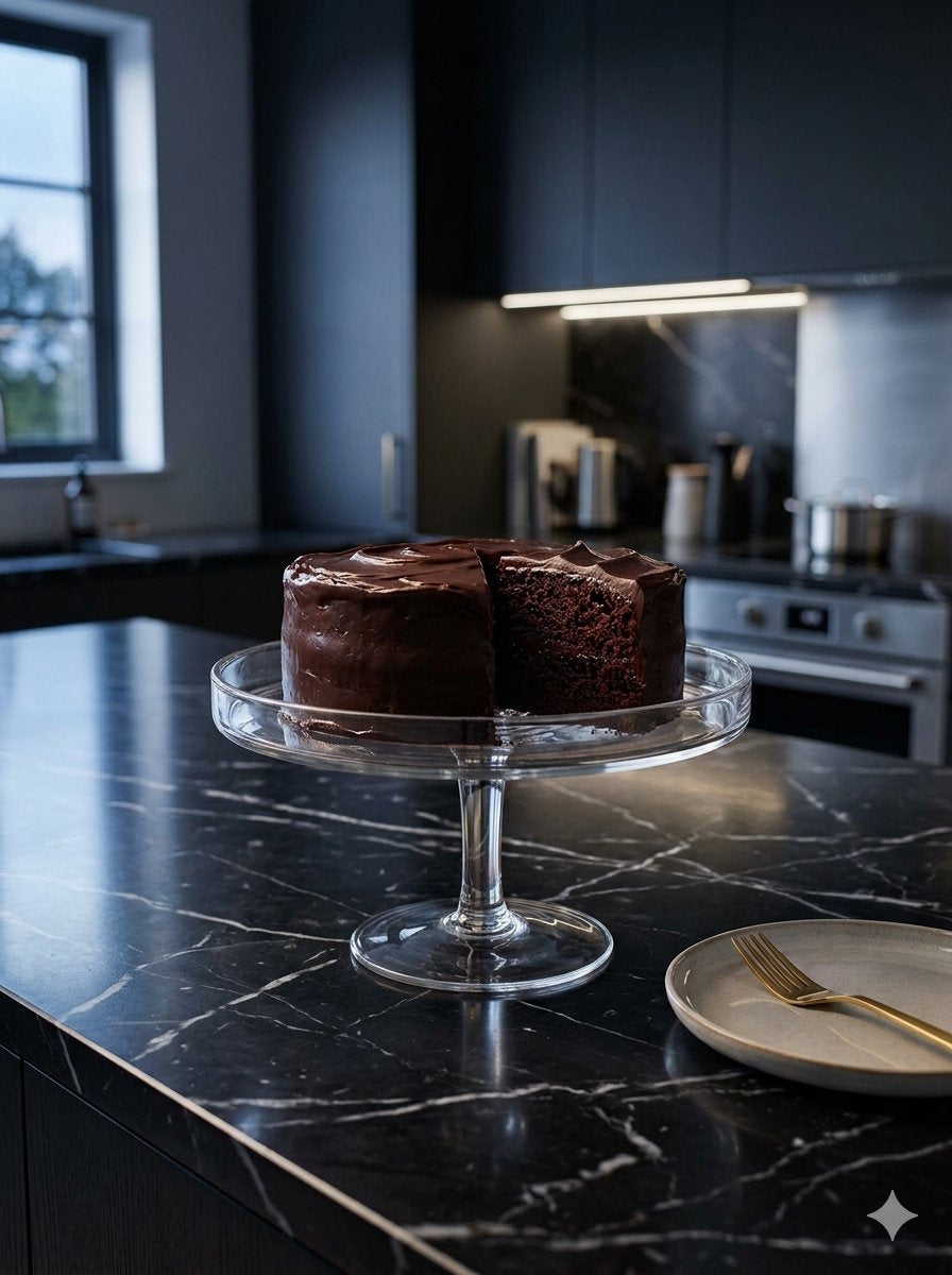 DOLCE CAKE STAND CM.28 CLEAR