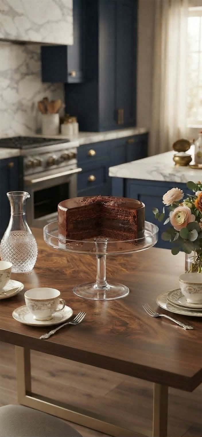 DOLCE CAKE STAND CM.28 CLEAR