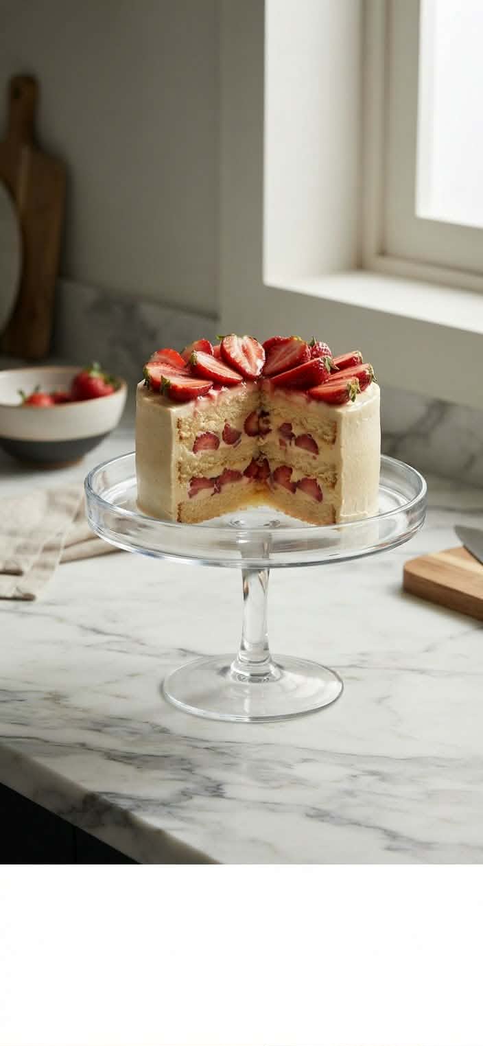 DOLCE CAKE STAND CM.28 CLEAR