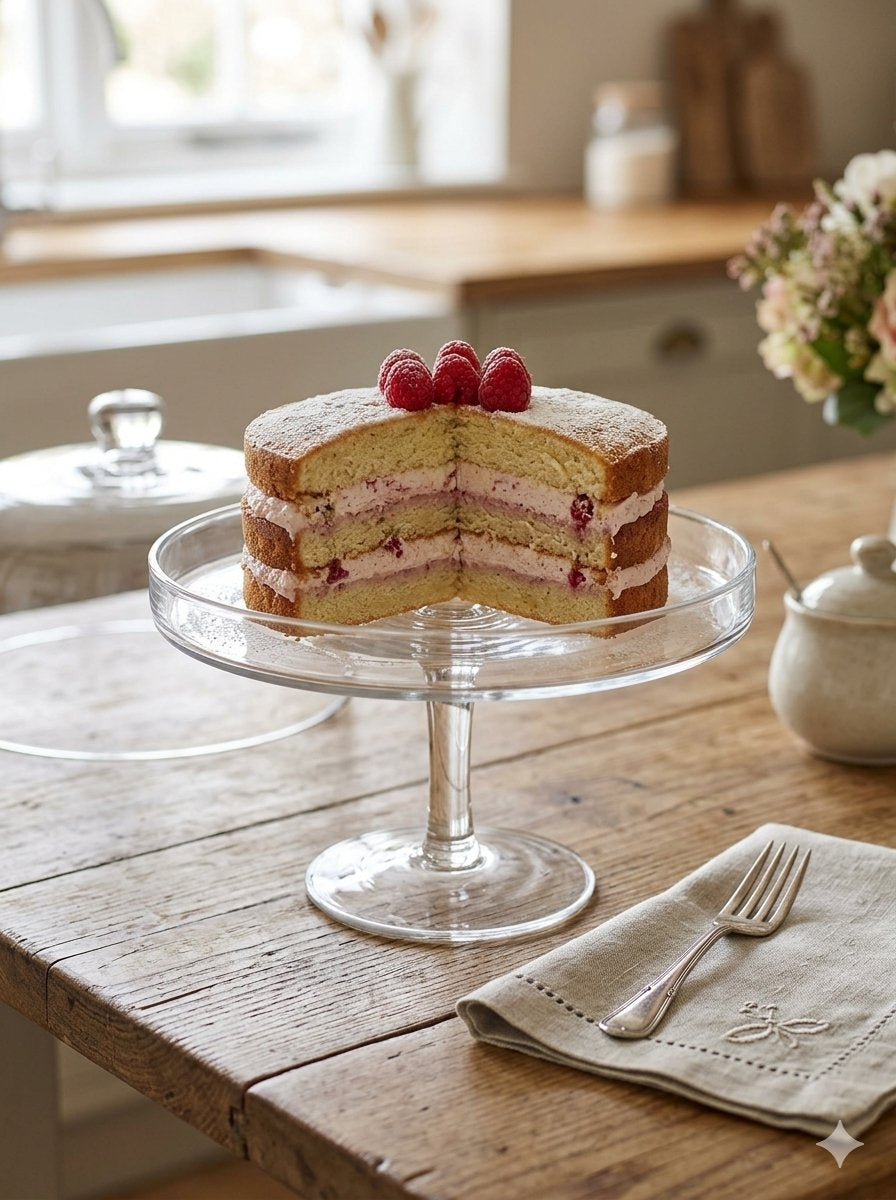 DOLCE CAKE STAND CM.28 CLEAR