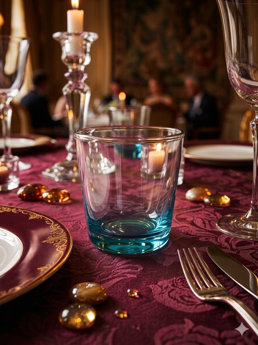 EASY SET 6 LIQUEUR GLASS AQUA