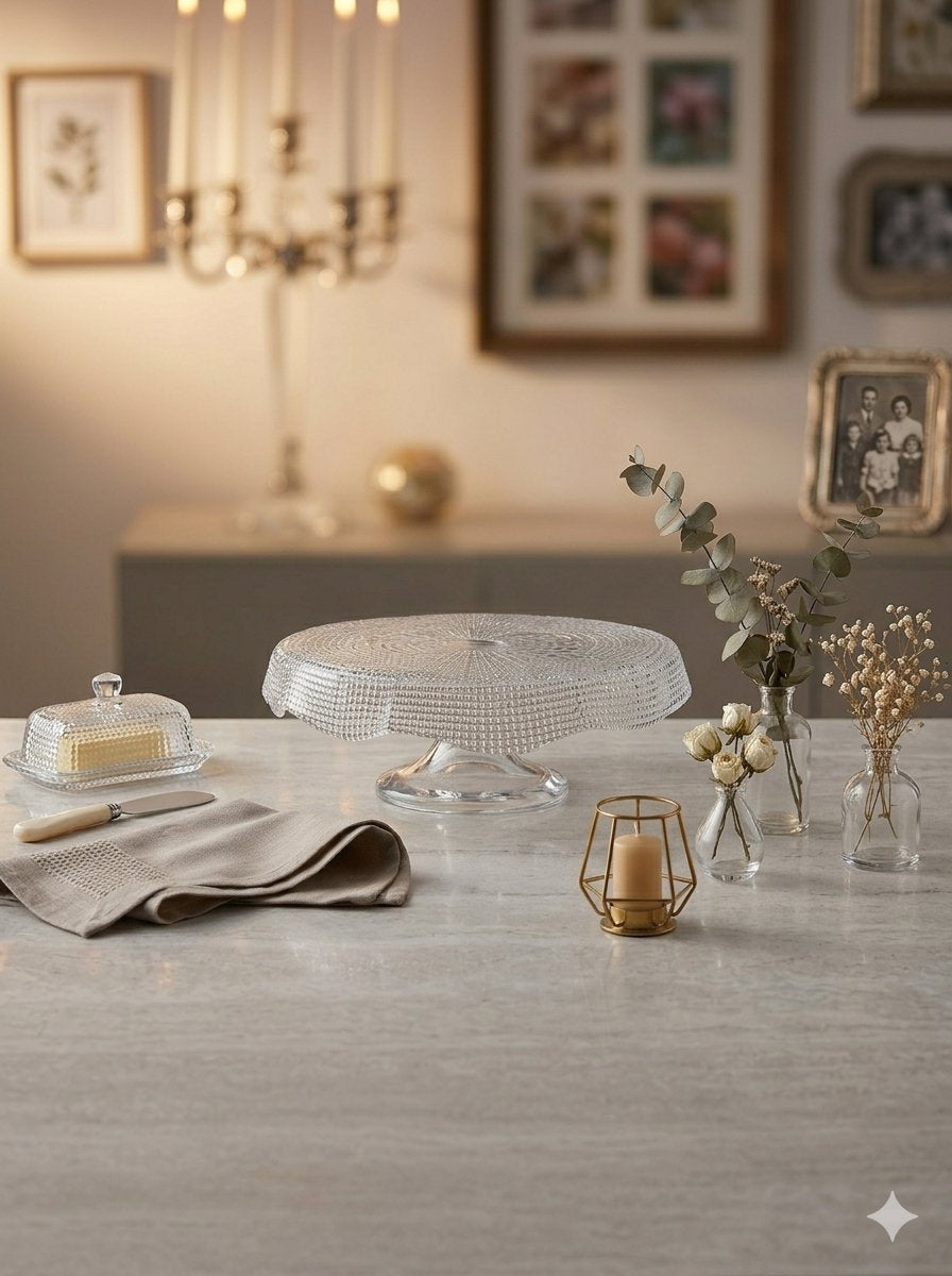 DIAMANTE CAKESTAND CM.33 CLEAR