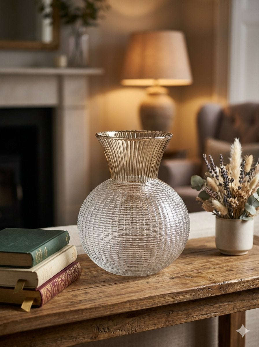 OPHELIA VASE 30 CM CLEAR/CHAM
