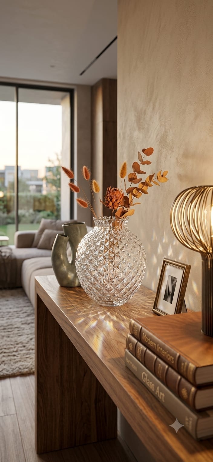 Infiore transparent vase H 25 cm