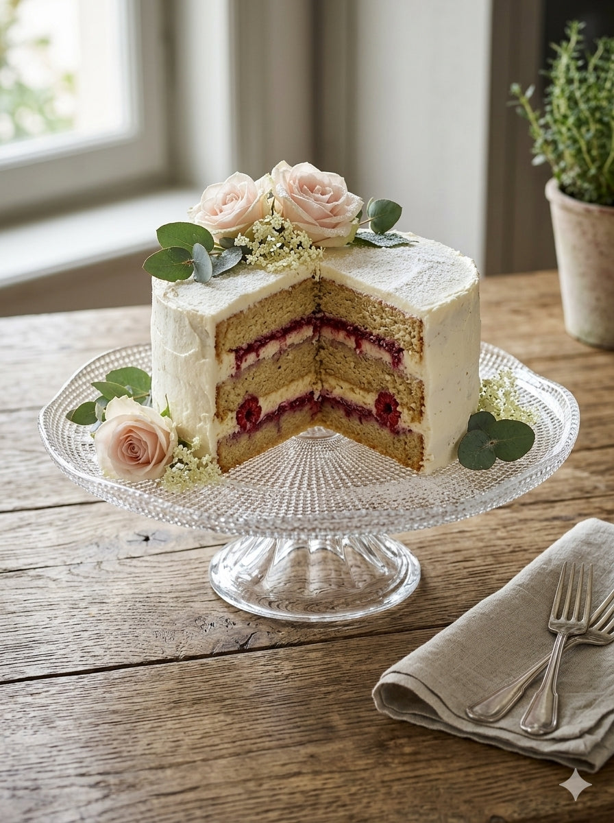 IVV Diamante Transparent Cake Stand 25 cm
