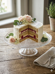 IVV Diamante Transparent Cake Stand 25 cm