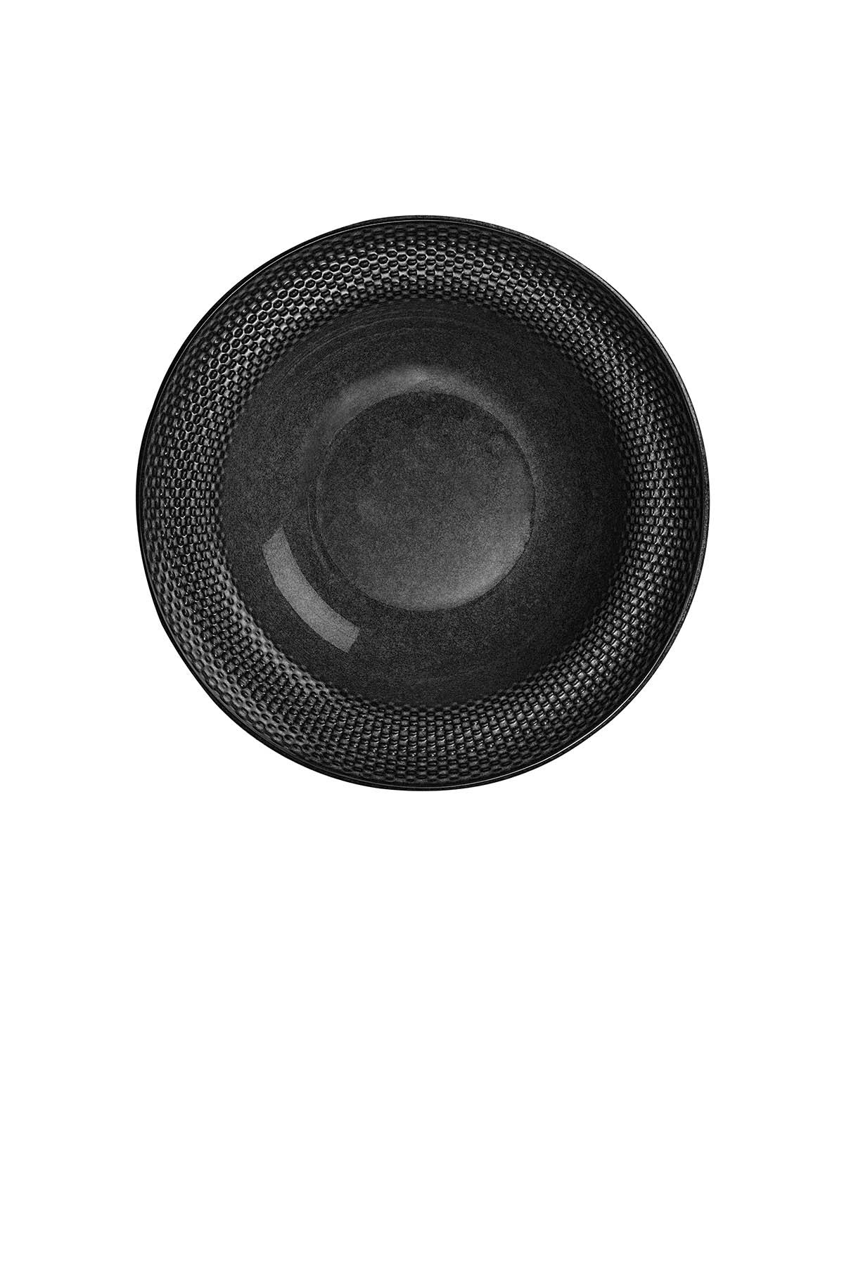 Kütahya Porselen Panio Anthracite Deep Plate 26 cm
