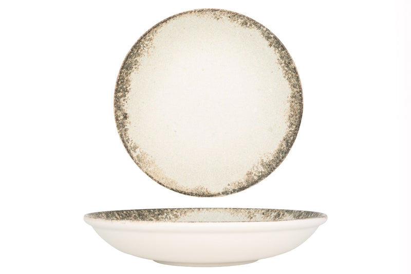 Kütahya Porselen Rustiground Deep Plate 25 cm