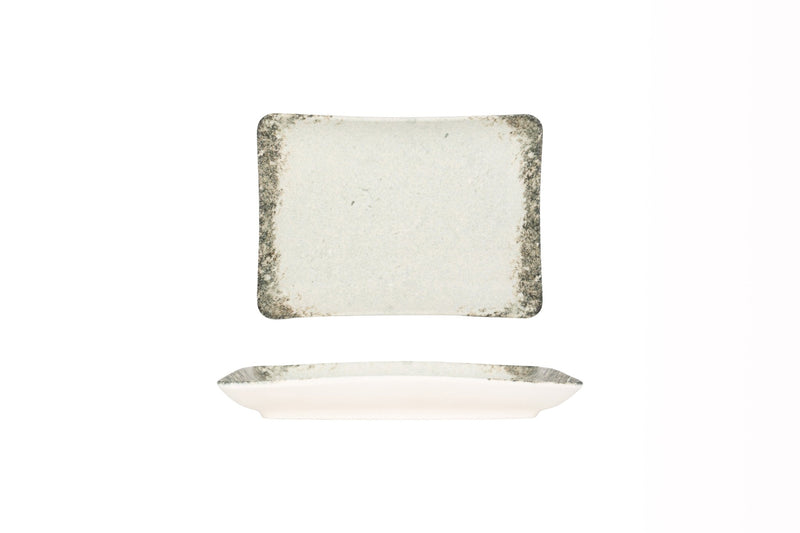Kütahya Porselen Rustiground Flat Plate 18 x 13 cm