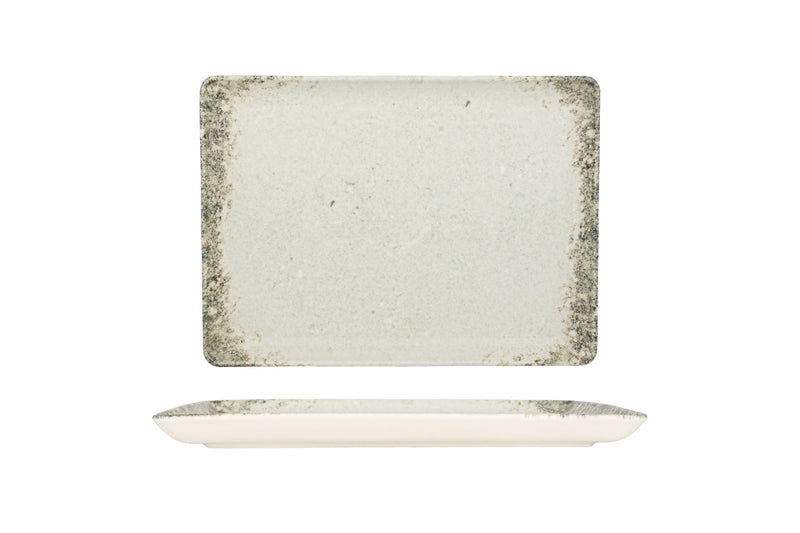 Kütahya Porselen Rustiground Flat Plate 30 x 22 cm