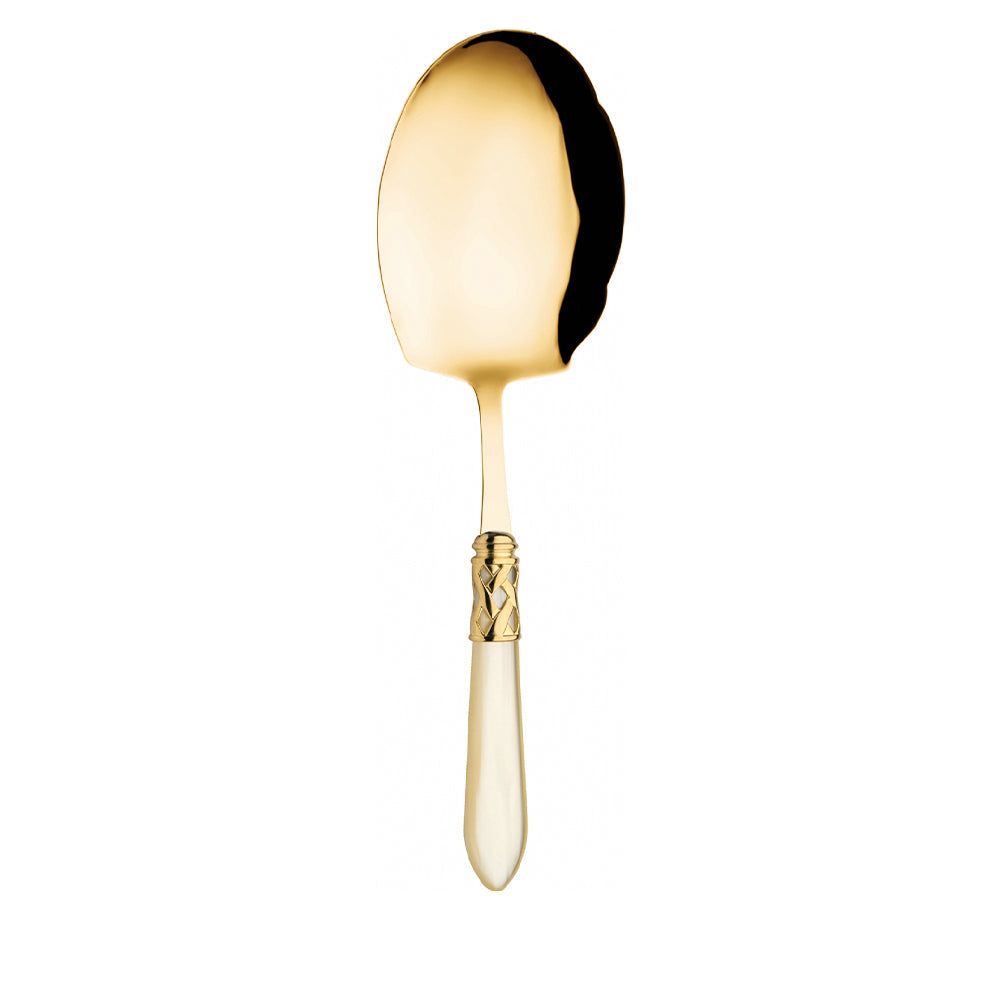 Bugatti Aladdin PVD Gold Rice Spoon - Ivory - product image