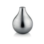 Luxury IVV Bombay Vase 31 cm with Platinum Decoration – Handcrafted Italian Glass