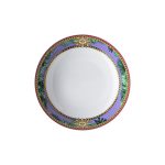 Versace Jungle Animalier deep plate 22 cm luxury porcelain multicolor design