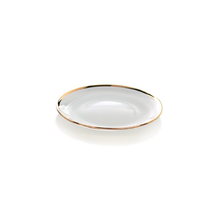 ARIA DISH CM.15 CLEAR GOLDLINE - Image 1