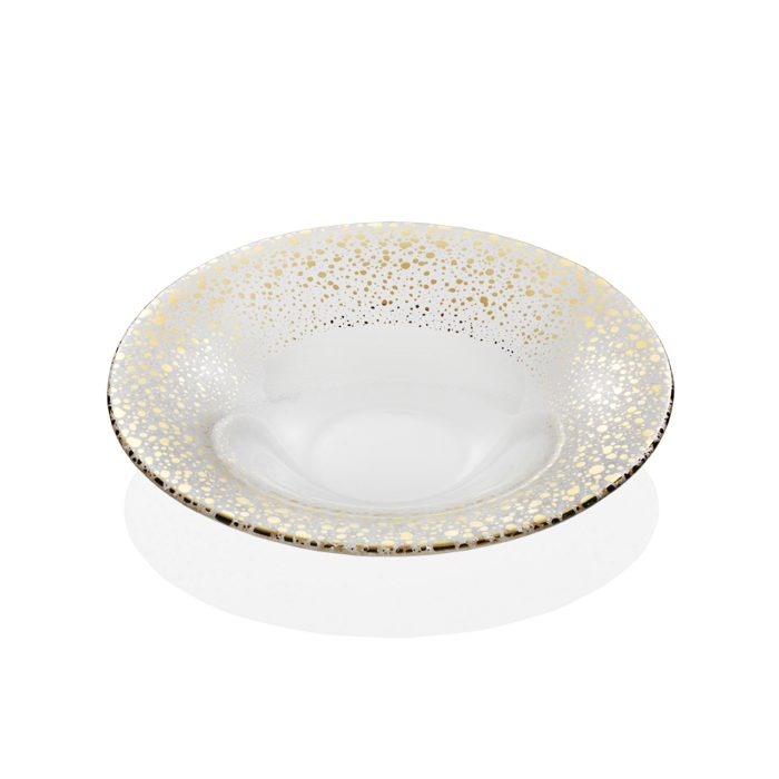SPARKLING BOWL CM33 CLEAR GOLD - Image 1