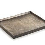 SOLSTICE RECT PLATE 21CM Gold