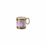 Versace Medusa Amplified Pink Coin Mug – Luxury Porcelain Mug with Handle, 300ml