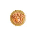 Versace Medusa Amplified Orange Coin Bread and Butter Plate – 6 2/3 inch Luxury Porcelain