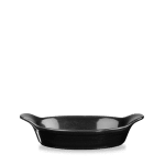 OYNX BLACK  EAR DISH 17.5cm