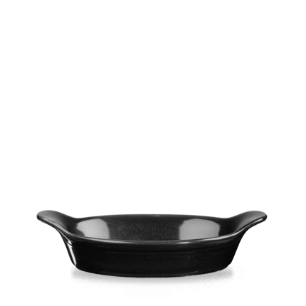OYNX BLACK  EAR DISH 17.5cm