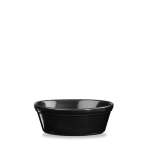 OYNX BLACK  ROUND PIE DISH5.25