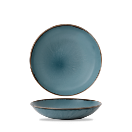 HARVEST BLUE COUPE BOWL 25.3