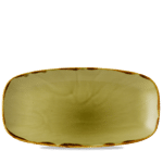 HARVEST GREEN PLATE35.5x18.9cm