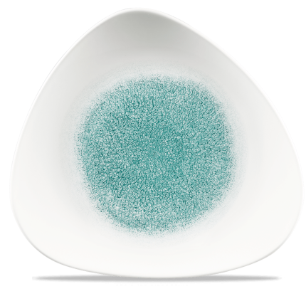RAKU JADE GREEN LOTUS PLATE 12