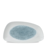 RAKU TOPAZ BLUE PLATE35x18.5cm