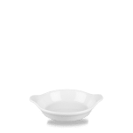 WHITE COOKWARE DISH12.5cm EAR