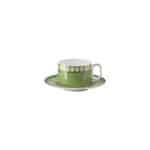 Fern Green Cup/Saucer 4 low