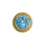 Versace Medusa Amplified Blue Coin 17 cm Plate – Luxury Porcelain Tableware