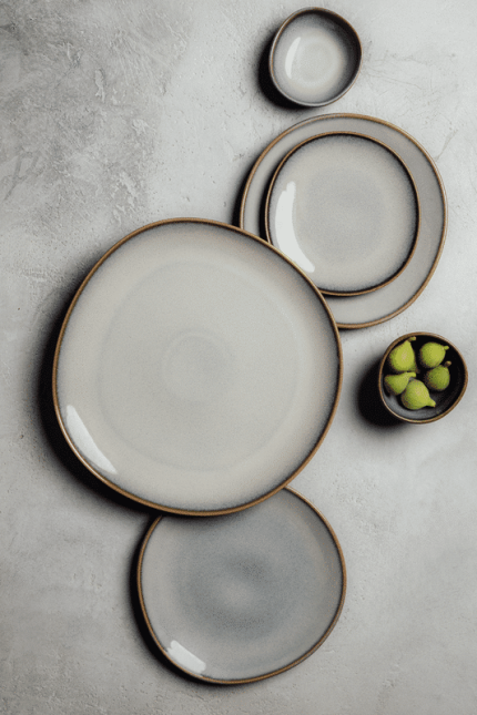 Lave beige Salad plate - Image 3