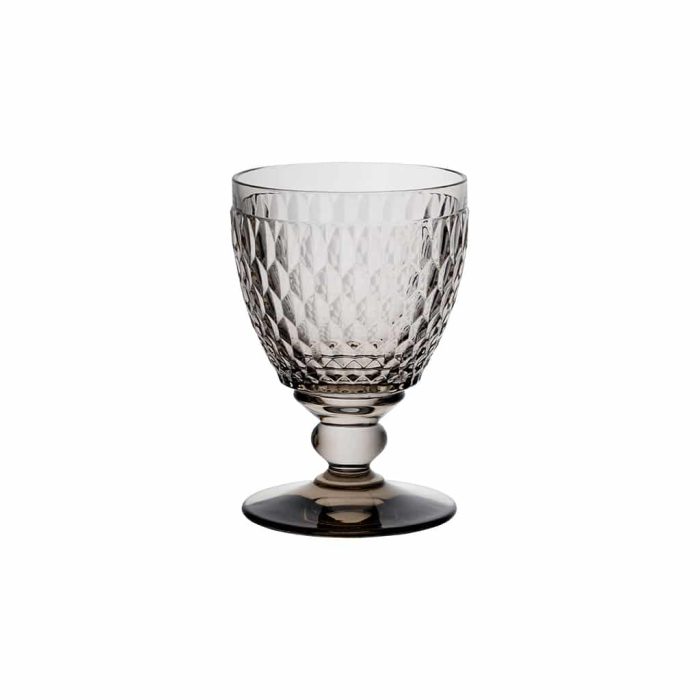 Boston col. water goblet smoke - Image 1