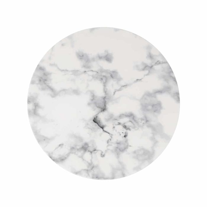 Marmory Flat plate white 27cm - Image 1