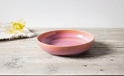 Perlemor Coral Pasta Bowl 22cm - Image 4