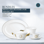 Medallion Meandre D'or Serving Set