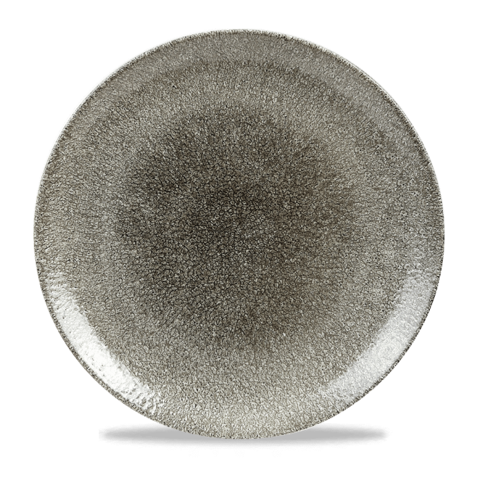 RAKU QUARTZ BLACK PLATE 28.8cm - Image 1