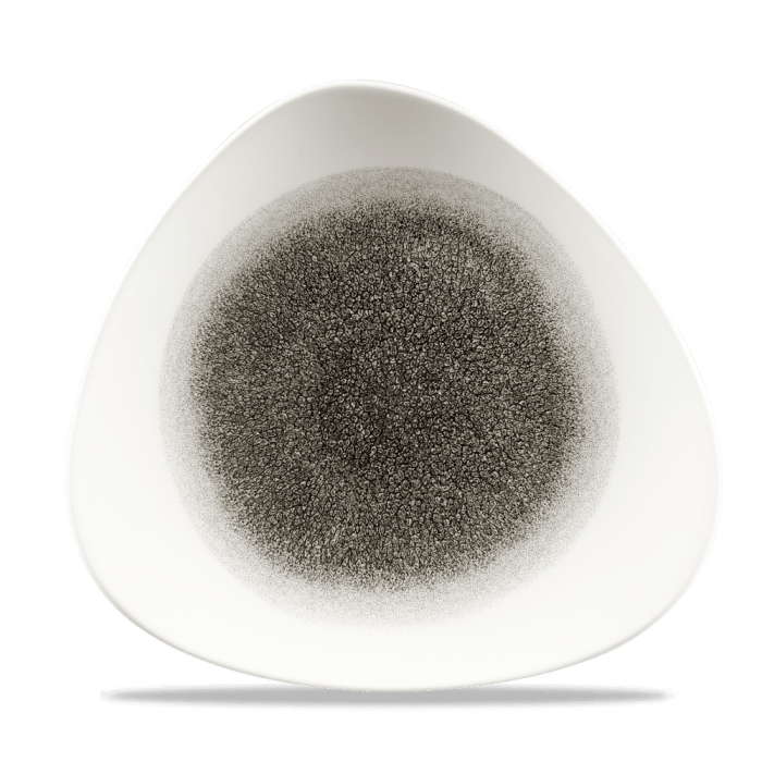 RAKU QUARTZ BLACK PLATE 26.5cm - Image 1