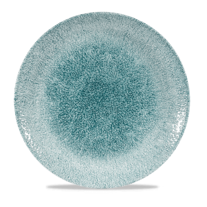 RAKU JADE GREEN PLATE 28.8cm - Image 1