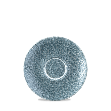 RAKU TOPAZ BLUE  SAUCER 15.6cm