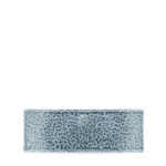 Raku Topaz BlueOblong 25X9