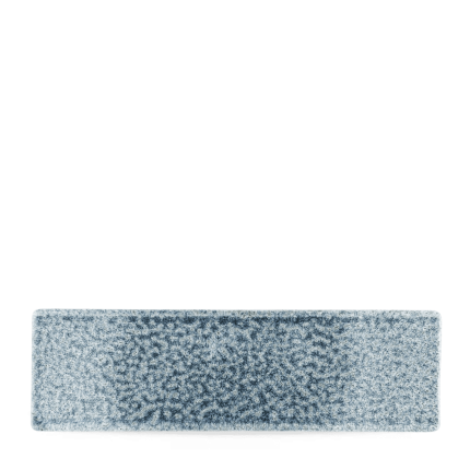 Raku Topaz Blue Oblong 30X9Cm