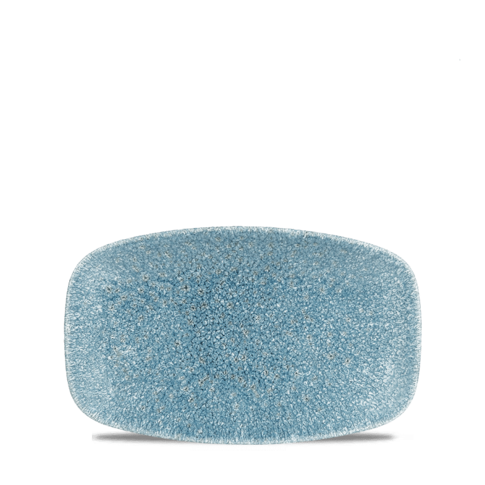 Raku Topaz Blue Oblong 20x12.1 - Image 1