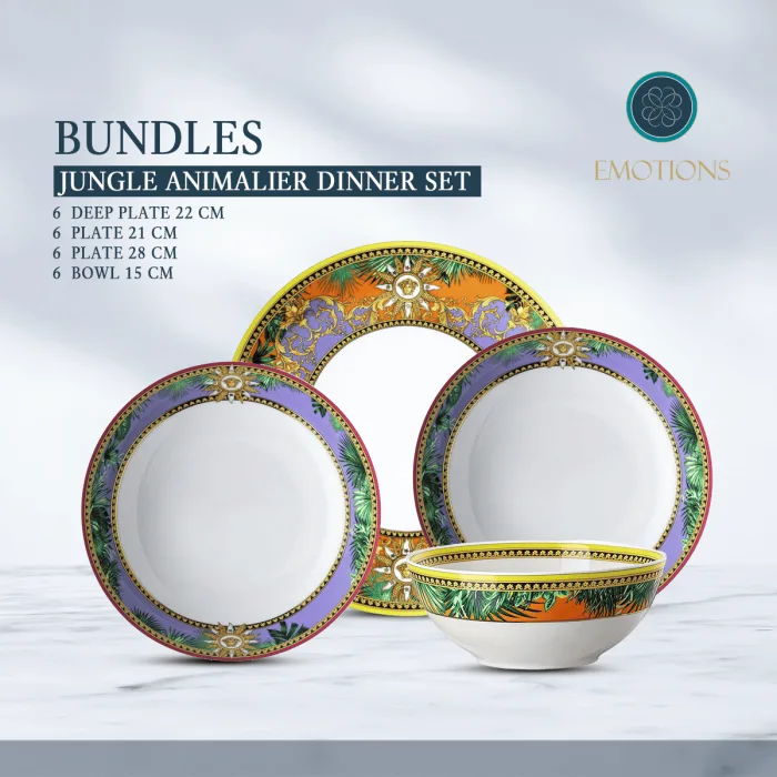 Jungle Animalier Dinner Set - Image 1