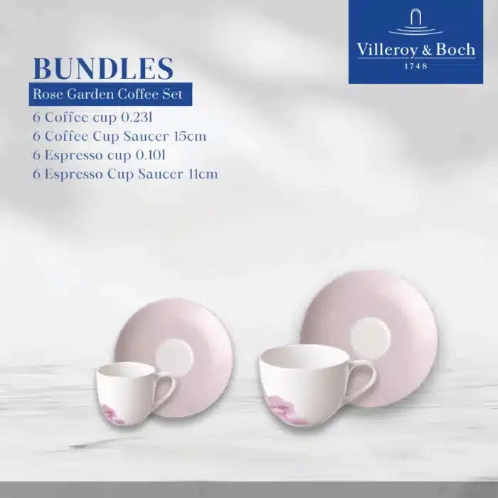 Rose Garden Coffee Set - Image 1