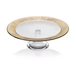 JEDDAH FOOTED CAKE PLAT34 GOLD